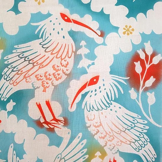 瀬戸内寂聴、手ぬぐい 笑顔デザイン つばめデザイン図案店